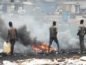 Agbogbloshie dumpsite, Accra, Ghana (2012, Lieselot Bisschop)
